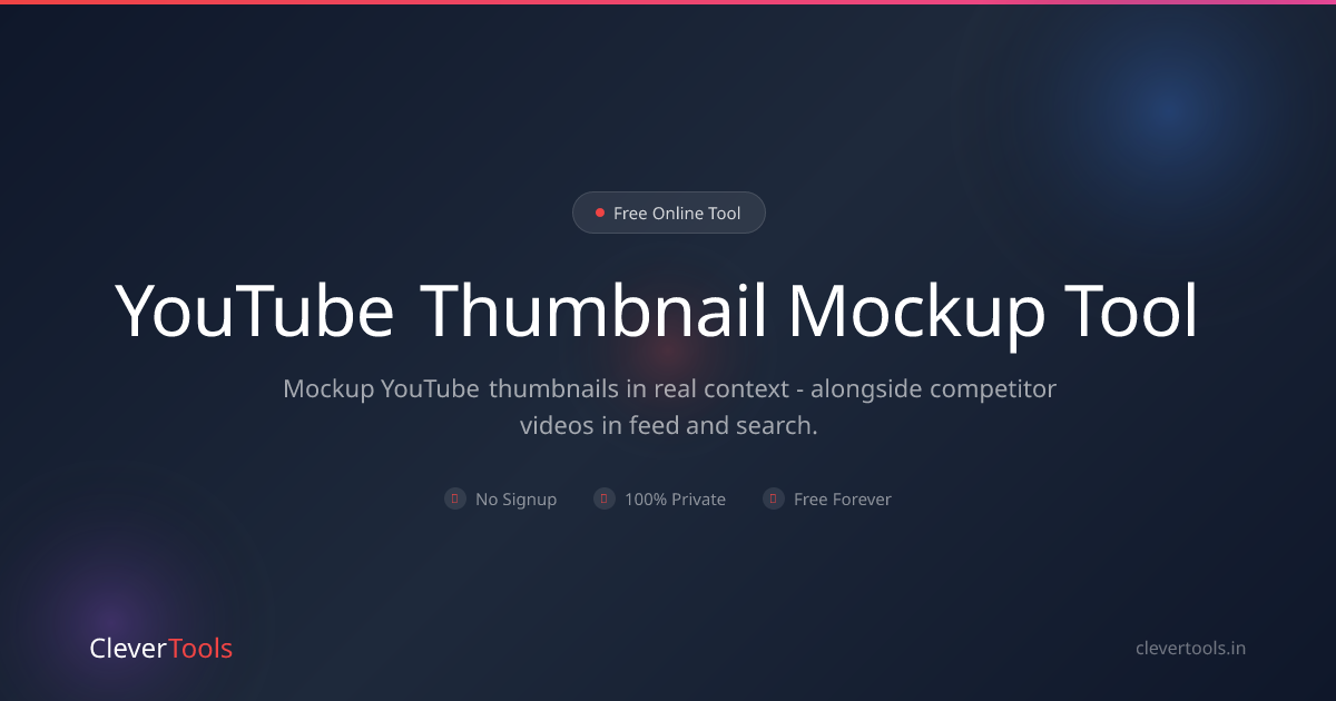 YouTube Thumbnail Mockup - In-Context View | CleverTools